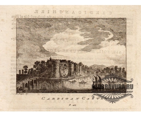 1764 год. Антикварная гравюра Иллюстрированная Англия
