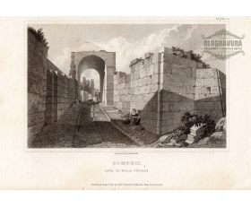 1817 год. Гравюра, Италия, Помпеи