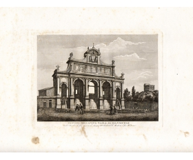 1851 год. Италия, Рим, фонтан Аква Паола