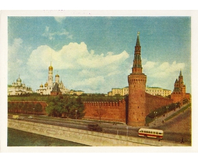 1959 год. Вид на Кремль от Москворецкого моста