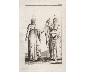 1797 год. Ниоба, жена царя Амфиона, сына Зевса, гравюра