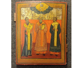 1800-е гг. Икона трех великих святителей и учителей Церкви