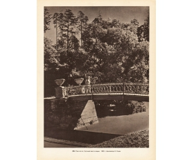 1957 год. Павловск, чугунный мост в парке