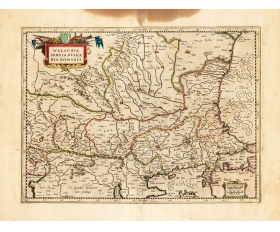 1589-1630 гг. Карта Восточных Балкан, картографа Меркатора