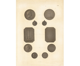 1840-е гг. Русские медали, гравёр Николай Менцов, редкость