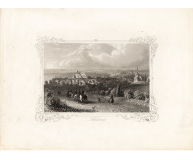 Гравюра, Шлезвиг, Германия, 1855 год