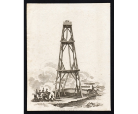 Гравюра, Наблюдательный пункт Наполеона Бонапарта, 1815 год