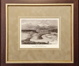 1881 год. Сахалин, долина Дуэ, Дальний Восток, в раме