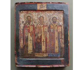 1600-1700-е гг. Икона трех великих святителей и учителей Церкви