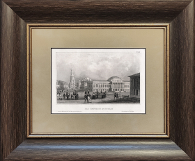 1840-е гг. Москва, Кремль, Арсенал, гравюра в раме