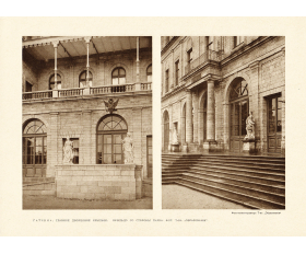 1913 год. Крыльцо Большого Гатчинского дворца