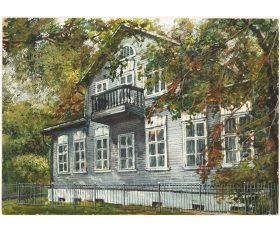 2010 год. Дом Паустовского в парке Кузьминки, Москва