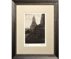 1928 год. Москва. Кремлевская стена, фототипия в раме